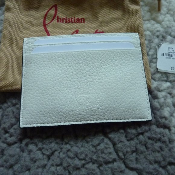 CHRISTIAN LOUBOUTIN Kios Studded Leather Card Case - Picture 7 of 9